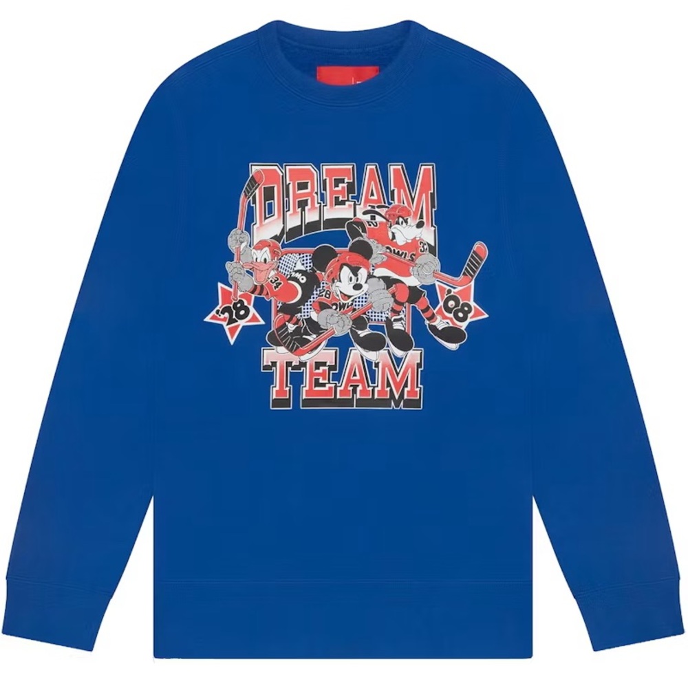 OVO x Disney Blue Dream Team Crewneck Sweater